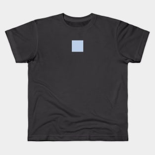 Minimalist pale dusty blue color decor Kids T-Shirt